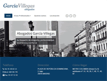 Tablet Screenshot of abogadosgarciavillegas.com